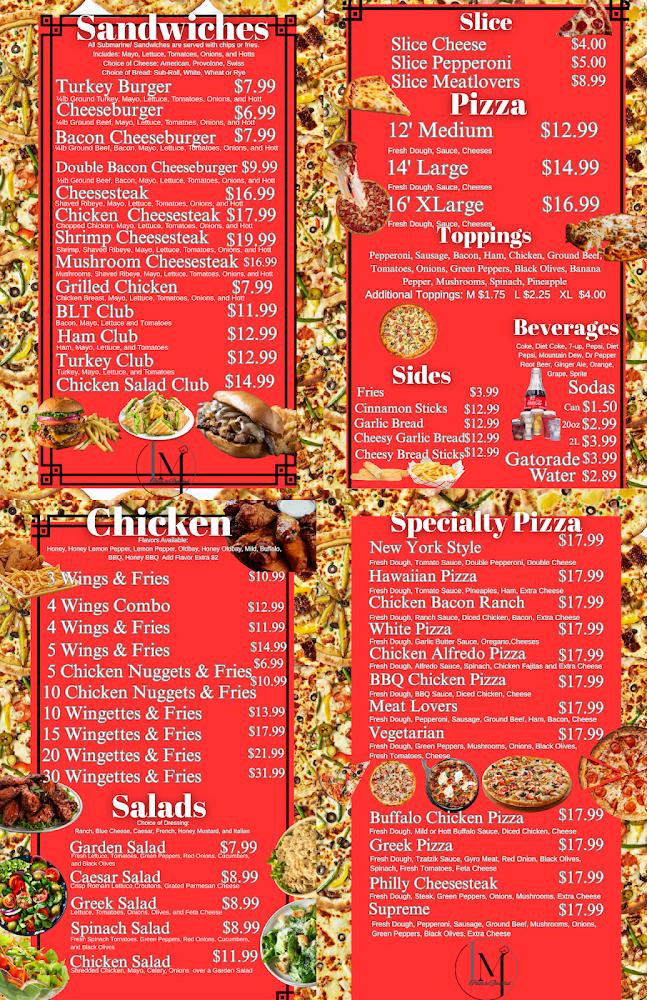 J &M's Pizza & Breakfast, LLC 3 Wings & Fries
